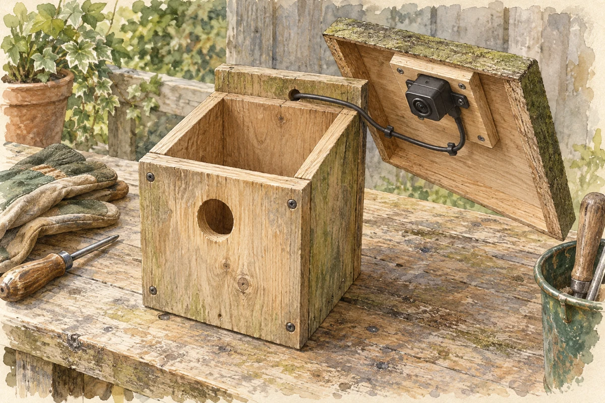 Illustration: Planning a nest-box camera before birds arrive